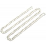Accesoriu modern pentru decor par WED10AA cu Perle Albe de 100cm Accesoriu modern pentru decor par WED10AA cu Perle Albe de 100cm
